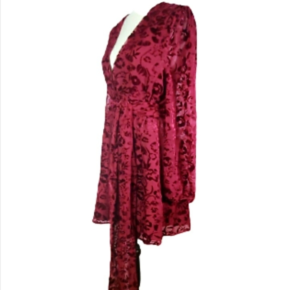 LOVERS + FRIENDS BETSY MINI  FAUX WRAP DRESS NEW - Picture 9 of 13